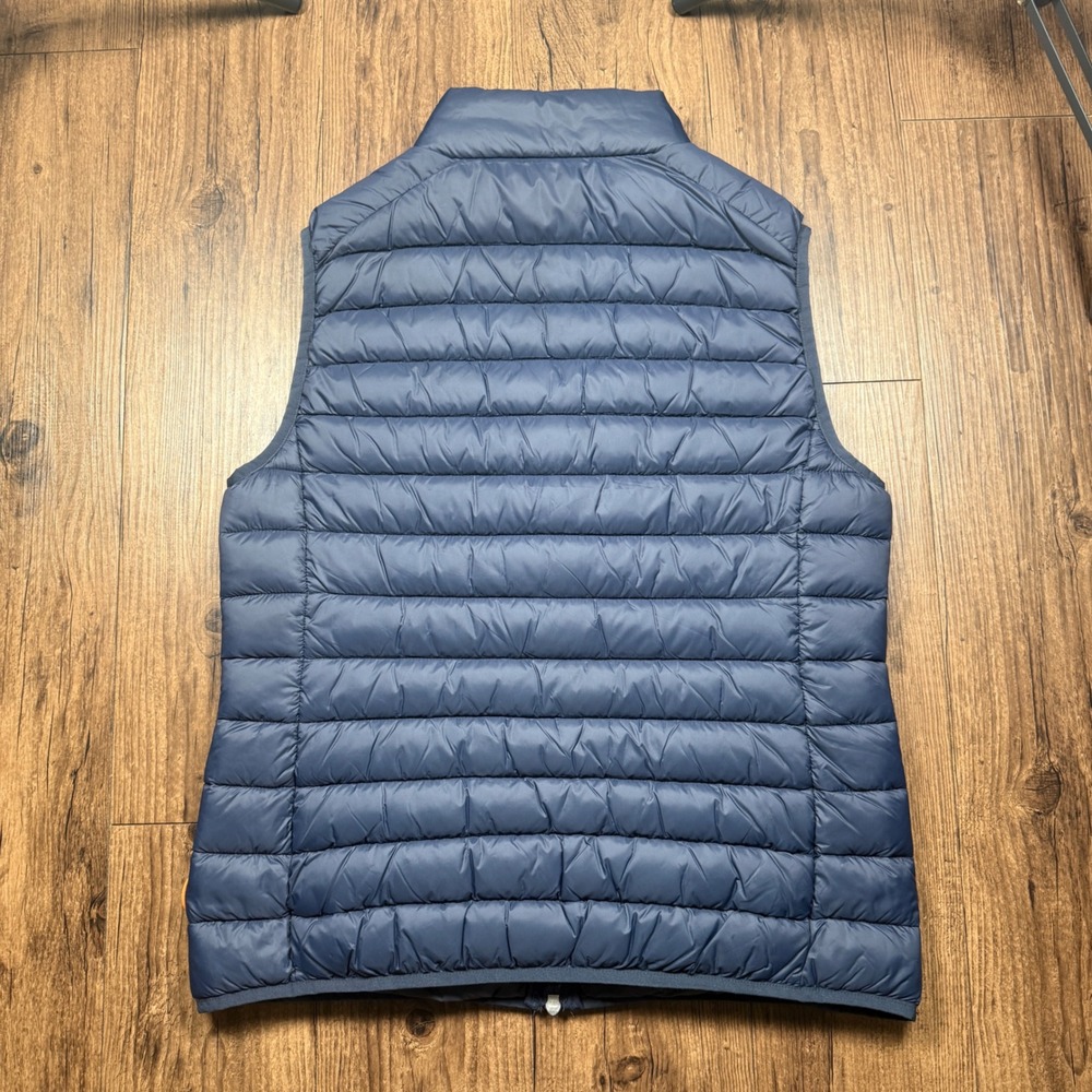 Save The Duck Ultra Light Jacket Puffer Vest Mens L Navy Blue Plumtech Gorpcore - Picture 10 of 11